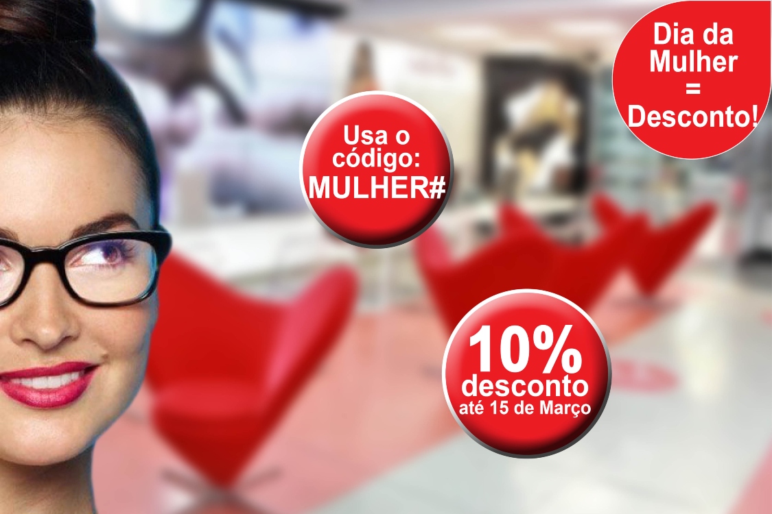 A nossa loja online tem uma campanha imperdível para este Dia da Mulher!