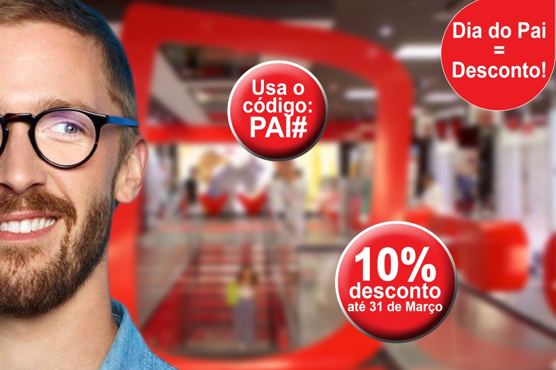 Os óculos são o melhor presente para este Dia do Pai! E os nossos estão com descontos imperdíveis!