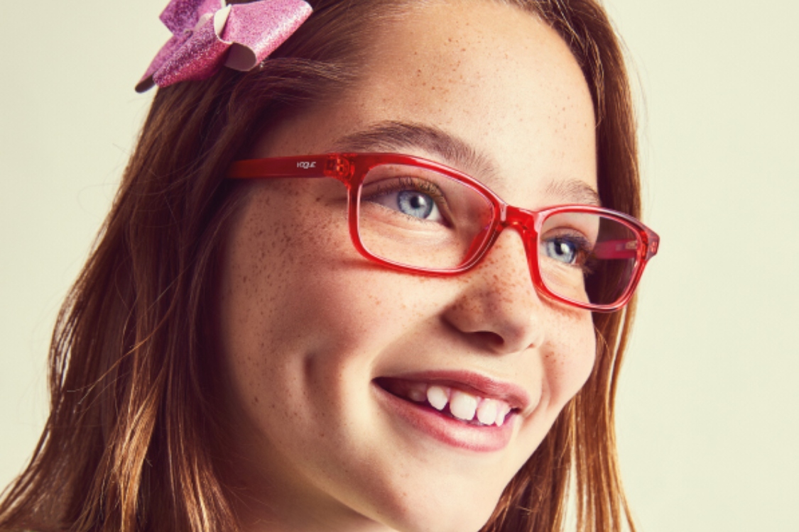 Ótica infantil: estes óculos Vogue são muito senhores dos narizes dos mais pequenos